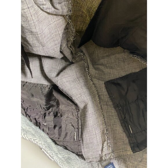 Banana Republic Linen Blend Plaid Bermuda Shorts Size 8 Brown Capsule Classic - Picture 11 of 16